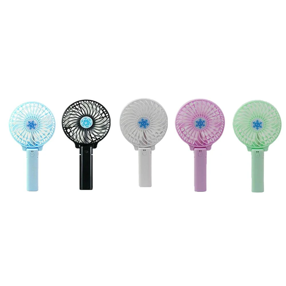 Portable Hand Fan USB Rechargeable Foldable Handheld Mini Fan Cooler 3 Speed
