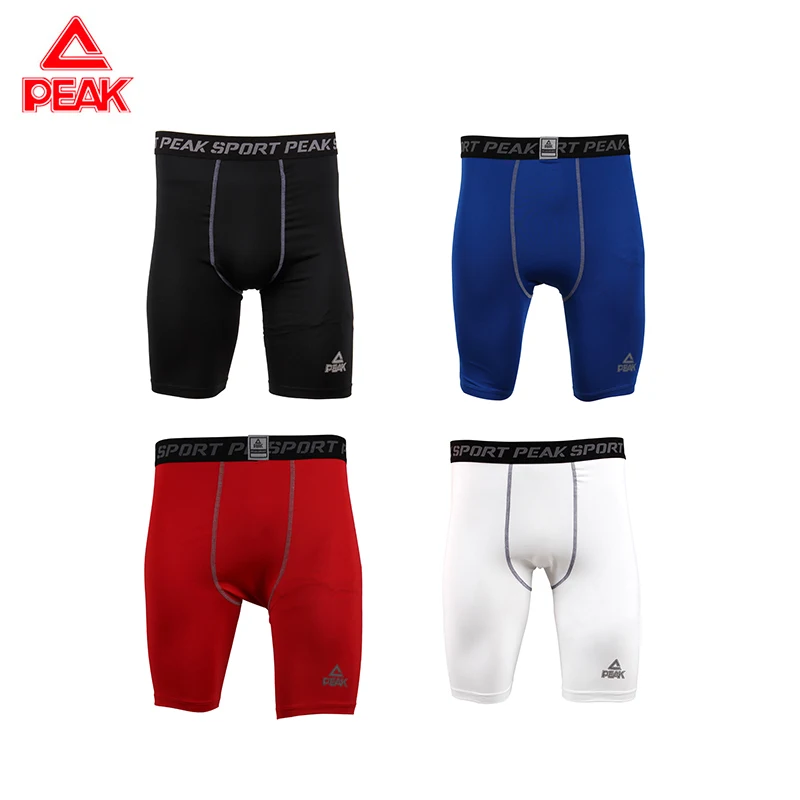 Пиковая Спортивная одежда для фитнеса, мужские быстросохнущие баскетбольные шорты для бега, Стрейчевые тренировочные шорты с пятью точками