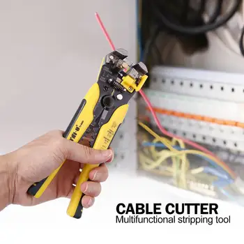 

Wire Stripper Insulated Terminal Cable Crimper Pliers Electrician Hand Tool Unique Anti-slip Design Handle Comfortable