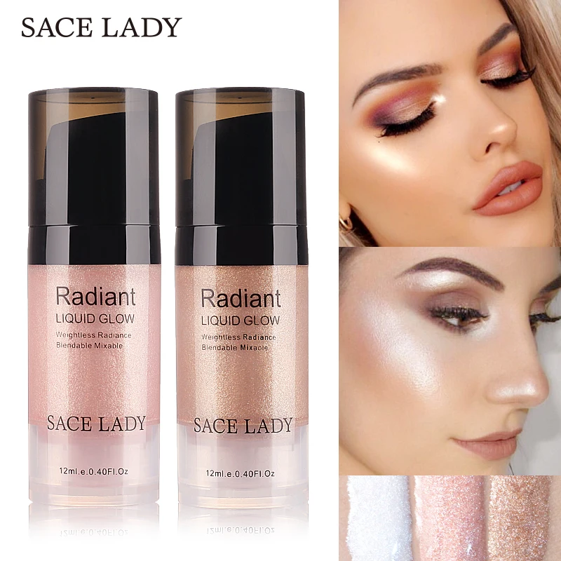 SACE LADY жидкий Хайлайтер для макияжа лица осветитель светящийся макияж