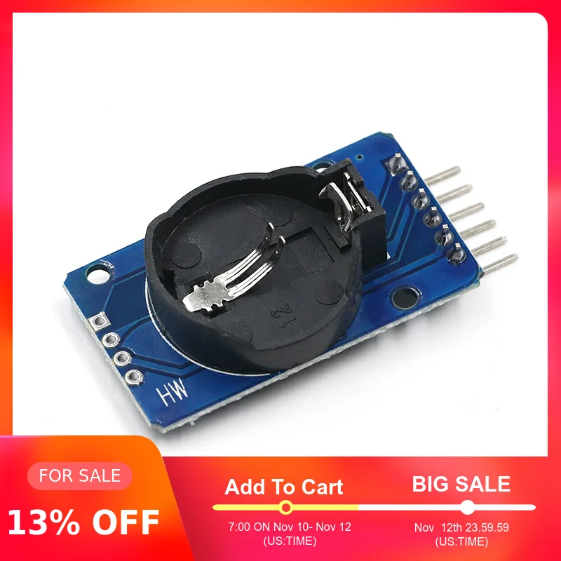 

For Arduino DS3231 AT24C32 IIC Module Precision Clock Module RTC DS3231SN Memory module