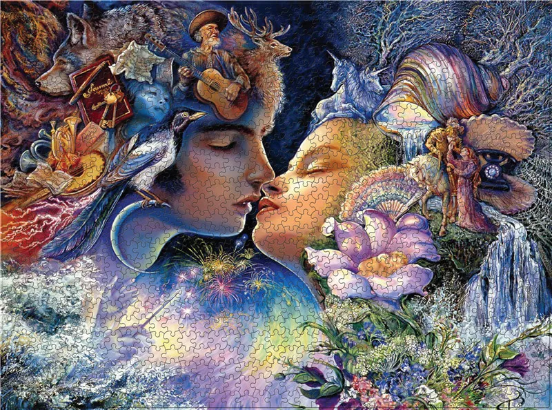 Jigsaw Puzzles 1000 Piece for Adults Creative Painting Puzzle Toy Home Decor Unique Gift