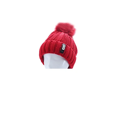 Зимние вязаные шапки бини женские толстые теплые шапочки Skullies шапки уличные наборы для езды на велосипеде женские вязаные шапки с буквенным принтом шерстяные шапки - Цвет: red