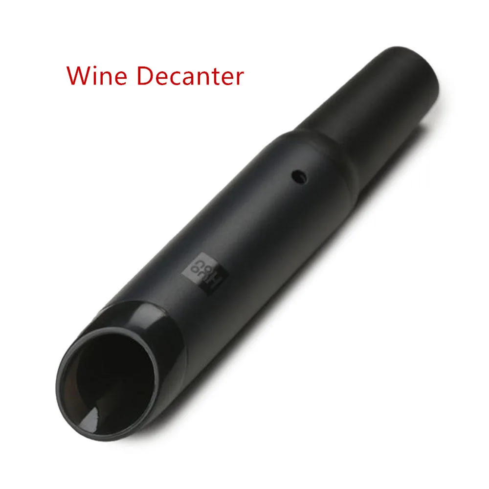 Wine Decanter Xiaomi Huohou Быстрый Графин для вина/пробка для вина 2в1 инструменты для заливки нержавеющая сталь вакуумная пробка для закупоривания бутылок бутылки крышка бар аксессуары - Цвет: Wine Decanter