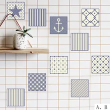 Cz013 Средиземноморский стиль плитка стикер s Ретро обои наклейки на стену дома гостиной спальни кухни Декоративные наклейки