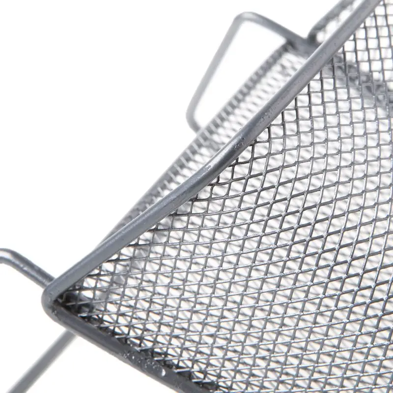Metal Mesh Hanging Storage Basket Document Letter Tray File Holder Rack ...