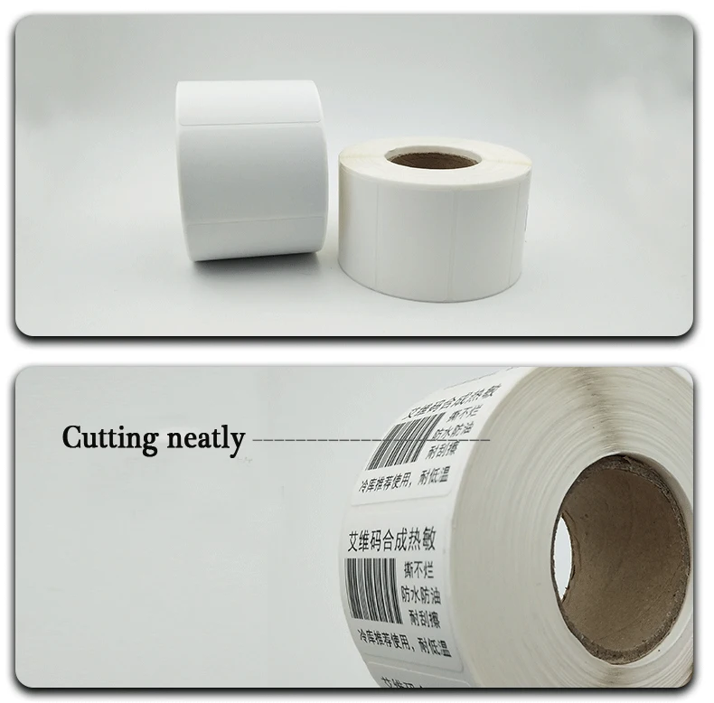 Étiquettes Thermiques Métalliques Argentées 50x30mm - 1500 Étiquettes Par Rouleau Pour Emballage, Expédition & Projets Créatifs