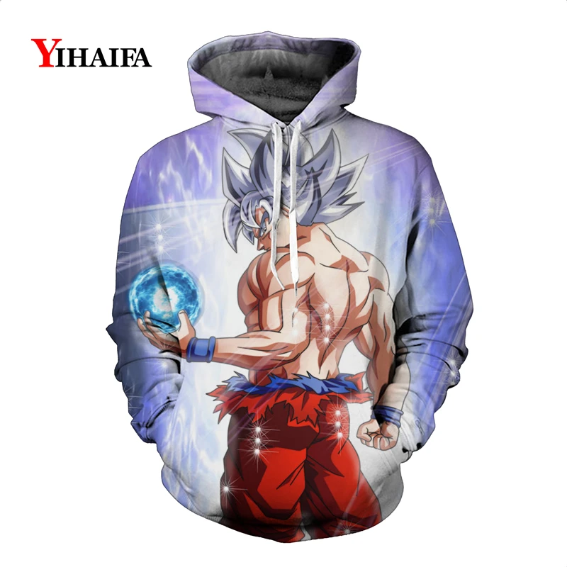 

Men's Hoodies Anime 3D Print Dragon Ball Z Sweatshirt Harajuku Pullover Casual Hoody Man dbz figure Sportswear Hoodie Coat
