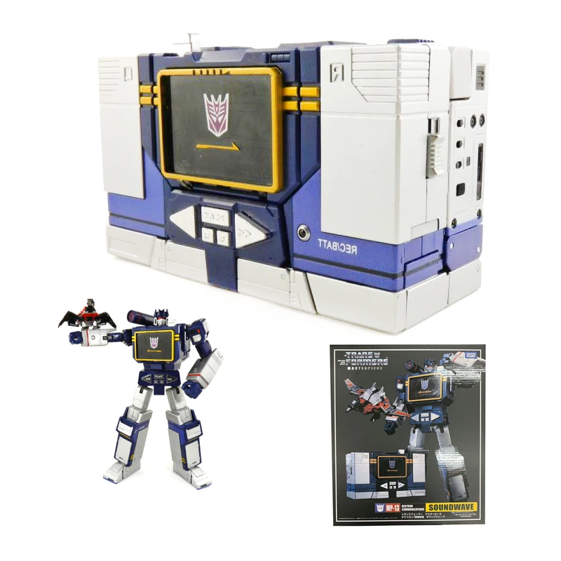 

TAKARA TOMY Transformers MP13 Car Metal Part 28CM SOUNDWAVE Autobots Action Figure Deformation Robot Children Gift Toys