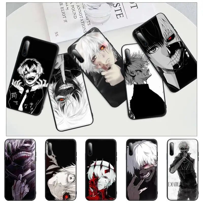 Tokyo Ghoul Kaneki Ken Black Rubber Mobile Phone Case For Redmi S2 4X 5 5A Plus 6 6A 7 7A 8 8A 9 9A Cover