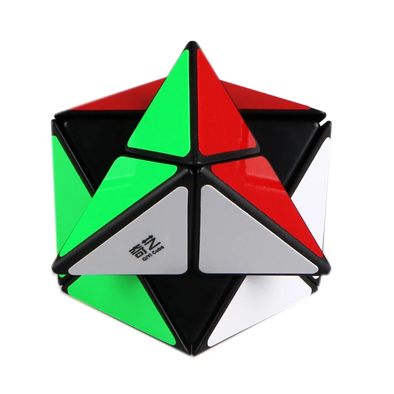 Brinquedos para Adultos Qiyi Mini Cubo Preto Velocidade Profissional Estranho-forma Cérebro Magico Jogo Educativo Crianças 2x2x Neo 7 Cubos mágicos