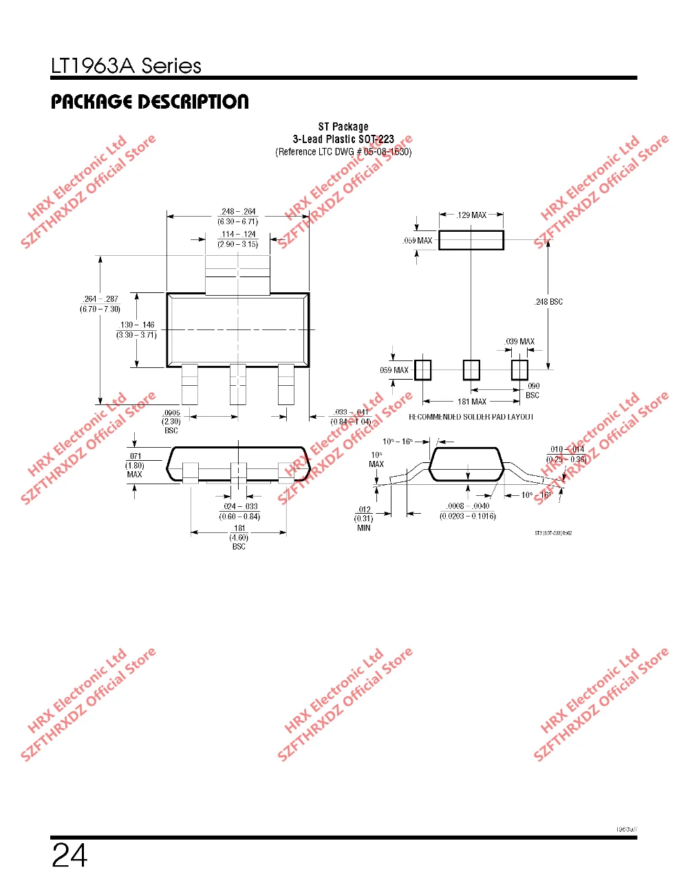 LT1963AEST-1.8# TRPBF SOT223 963A18 SOT-223 LT1963AEST-1.8# PBF 1,8 в быстрый переходный 1.5A LDO 2000 шт/катушка