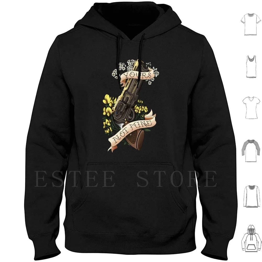 Your, Not Mine' Felpe Con Design Ispirato Al Tatuaggio Manica Lunga Destiny Destiny The Game Destiny 2 Destiny2 Last Word