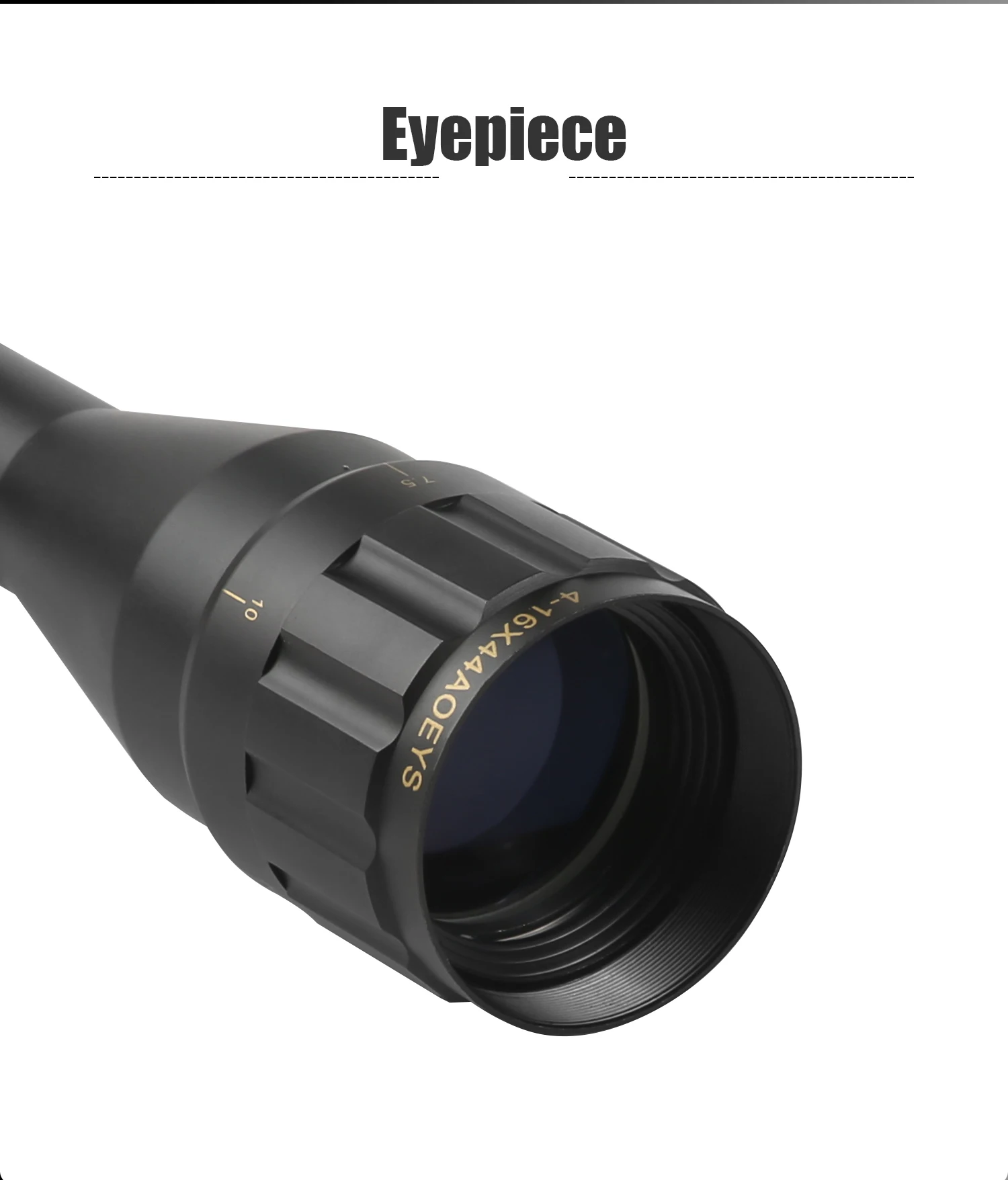 Description Picture 6 of itemMARCH S4-16X44AOE Tactical Riflescopes Spotting Rifle Scope for Hunting Optical Collimator Air Gun Sight Red Green Illumination