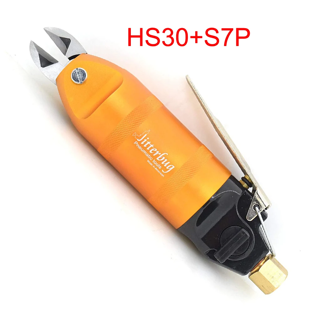 Jitterбаг 2 шт. воздушный щипцы HS30 пневматические ножницы S7P сменные лезвия металлические провода режущие головки 3,3 мм Ножницы медной проволоки