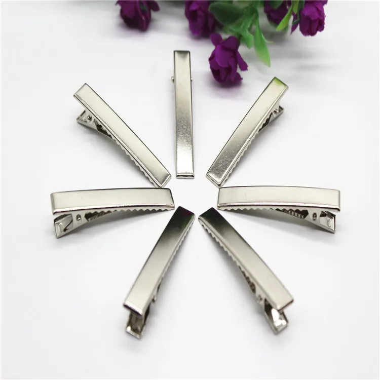 4.5 Centimeter Guangzhou Thick Barrettes Korean-style Barrettes Manufacturers Handmade Hair Accessories DIY Materials Alloy Barr