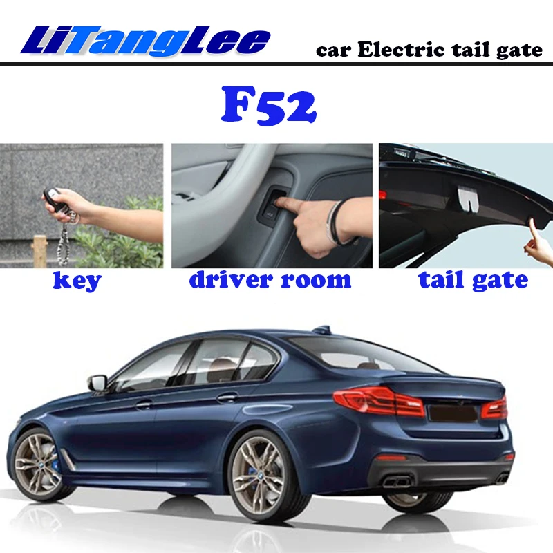 

LiTangLee Car Electric Tail Gate Lift Tailgate Assist System For BMW 1 Series F52 2017~2021 Sedan Remote Control Trunk Lid