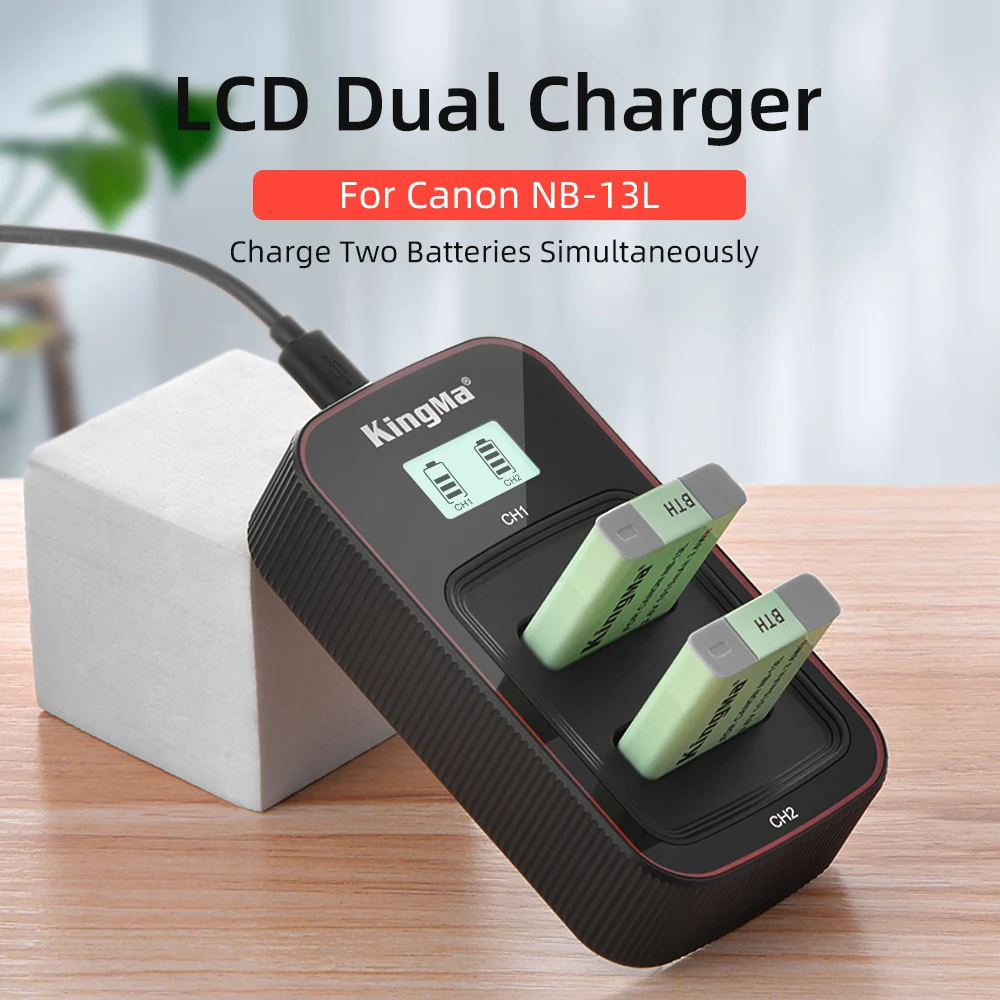 Canon G7x Mark Ii Accessories NB-13L Battery Charger Essential