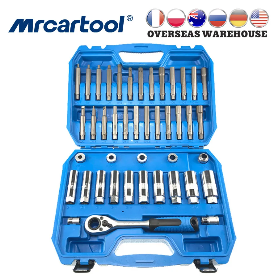 MR CARTOOL 43pcs Steering Hub Suspension Shock Absorber Strut Nut