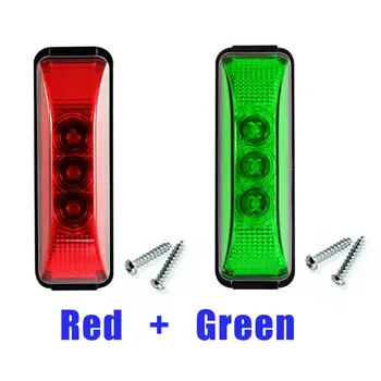 

2pcs Light 12V Bow Pontoon Lights 1 W Marine Boat Bow LED Navigation Lights Deck
