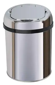 

3 Liter Automatic Open Close Trash Can Sensor Waste Bin Touchless Dustbin Stainless Steel with inner plastic bin