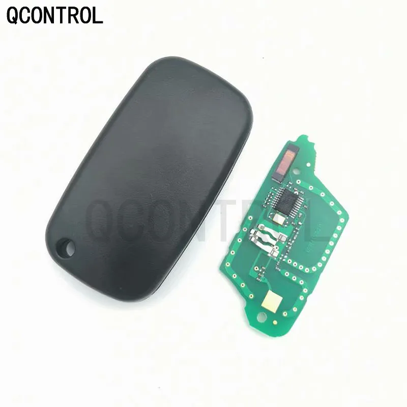 QCONTROL 3 кнопки дистанционный ключ-брелок от машины для Renault Fluence Megane III авто аксессуары Замена 433 МГц PCF7961A чип Filp