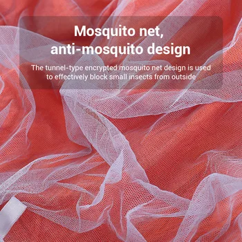 

Outdoor 210T Nylon Camping Hammock Removable Mosquito Net Hammock for Camping Travel Sleeping MU8669