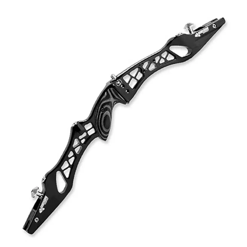 Black 2" ILF стрельба из лука изогнутый лук стояк ручка правая/левая рука демонтаж захват для лука алюминиевый конкурс стрельба из лука аксессуары - Цвет: Black