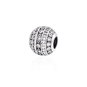 

Authentic 925 Sterling Silver Confidence Charm Beads fit Original Pandora Bracelets Women DIY Jewelry