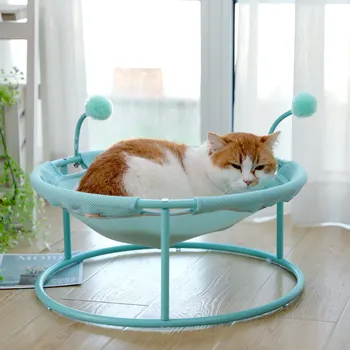 

Pet Nest Four Seasons Universal Cat Lounge Chair Bed Summer Moisture-proof Doghouse Cat Hammock Shelves Pet Supplies