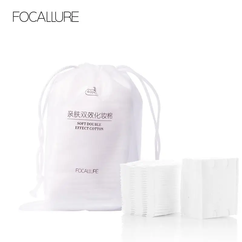 FOCALLURE 80 шт. ватные прокладки для макияжа дорожная посылка мягкое и удобное