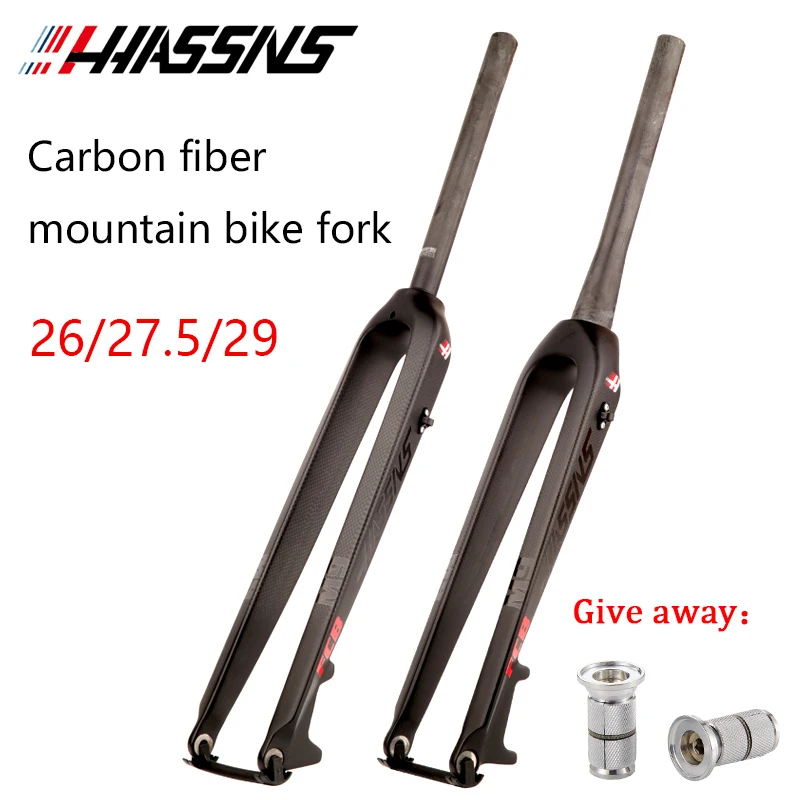 Велосипедная вилка HASSNS MTB Carbon 26 27 5 29er велосипедная Рама велосипедный диск жесткая