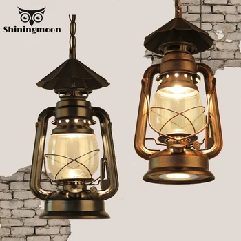 

Vintage Home Decor Kitchen Pendant Lights American LOFT Dinning Room Pendant Lamp Industrial Coffee Store Hanging Lamp Fixtures