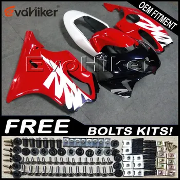 

Custom fairing motorcycle bodywork kit for CBR600F4 1999-2000 ABS motorcycle panels Injection mold red+Gifts