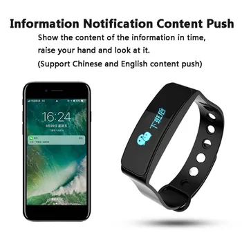 

For Android / IOS Mobile Phone Smart Wristband Band Color Screen Smart Bracelet Step-by-step Motion Tracker