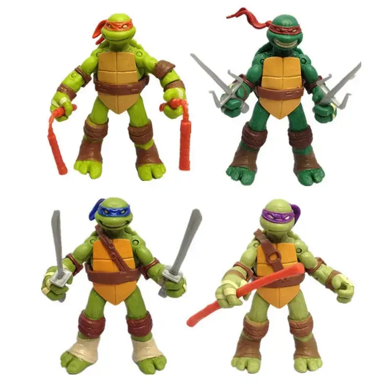 

Anime figure action Cartoon turtles model toy figures action Movable doll Kids Decoration toys