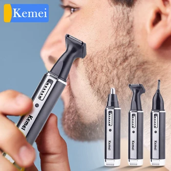 

Kemei razor men's beard trimmer electric shaver nose hair trimmer multi-function razor for facial cleaning 4
