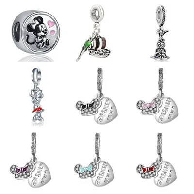 1 шт. металлический сплав Микки Минни подвеска "Кролик" diy бусины подходят Pandora Подвески Браслет S047