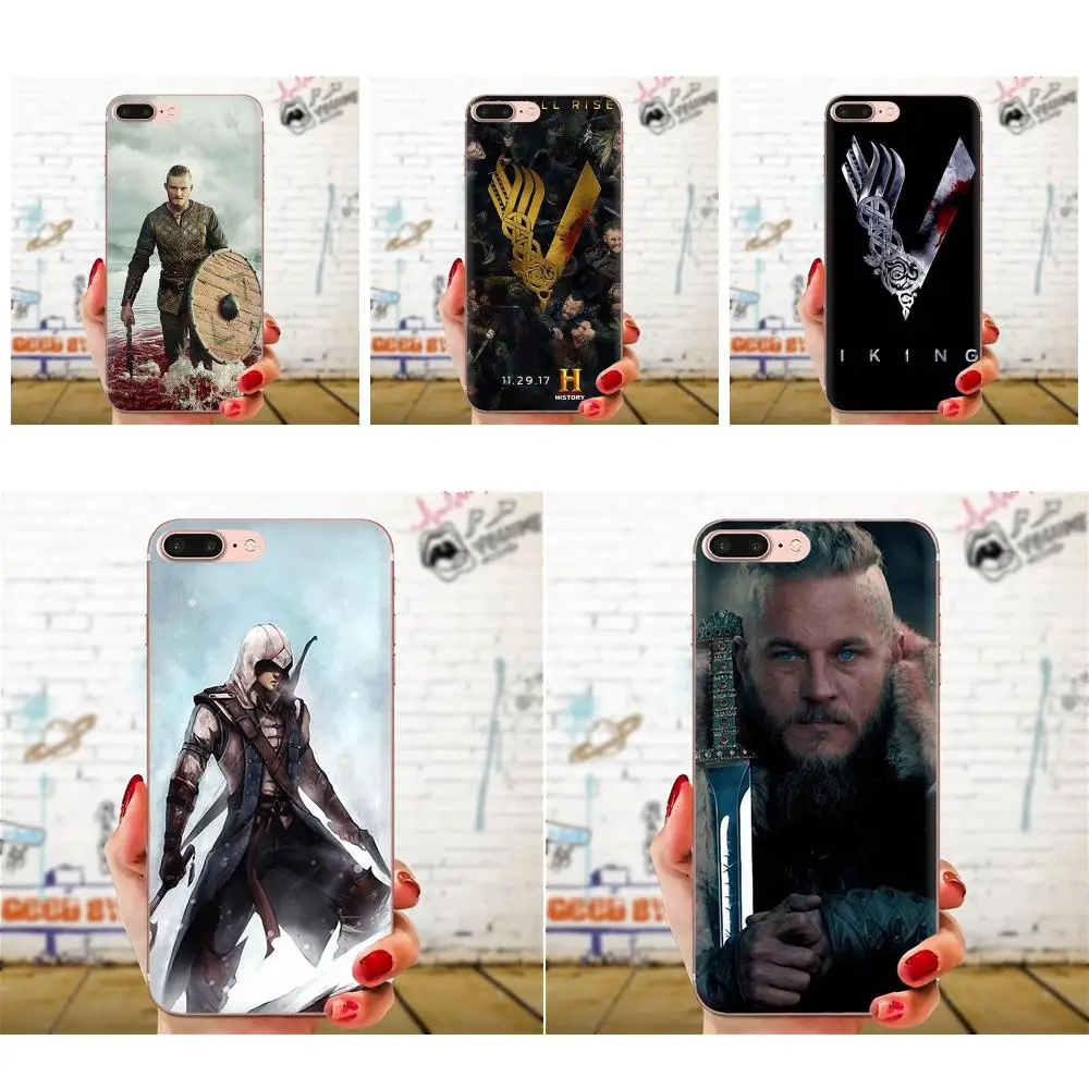 Серия 4 викингов для Xiaomi Mi3 Mi4 Mi4C Mi4i Mi5 Mi 5S 5X 6 6X 8 SE Pro Lite A1 Max Mix 2 Note 3 роспись своими