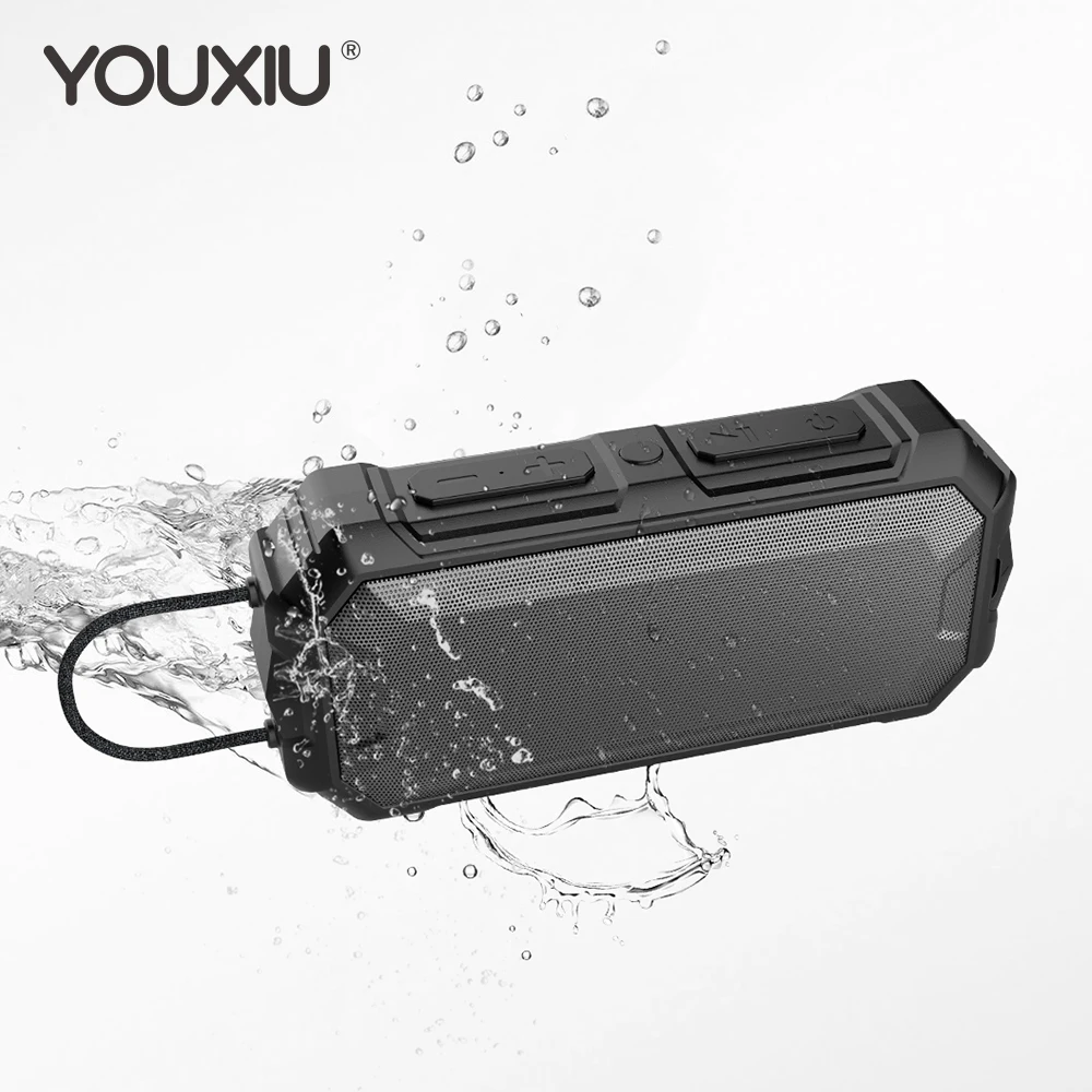 

YOUXIU Wireless Waterproof Bluetooth Speaker DSP Bass Column Portable Outdoor Speakers TWS Subwoofer Soundbar Support TF Card