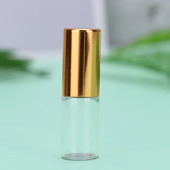 

20pcs 3ml Glass Roller Refillable Bottles Convenient Reuseable Essential Oil Container Roller Bottle For Perfume Storage Liquid