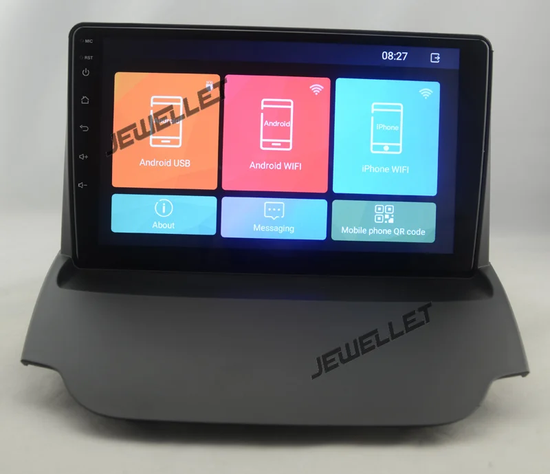 10," четырехъядерный 1024*600 HD экран Android 8,1 Автомобильный gps Радио навигатор для Ford Ecosport 2013