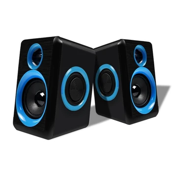 

Surround Computer Speakers for PC Laptops Builtin Four Loudspeaker Diaphragms Music Multimedia Speaker with Deep Bass USB Wired