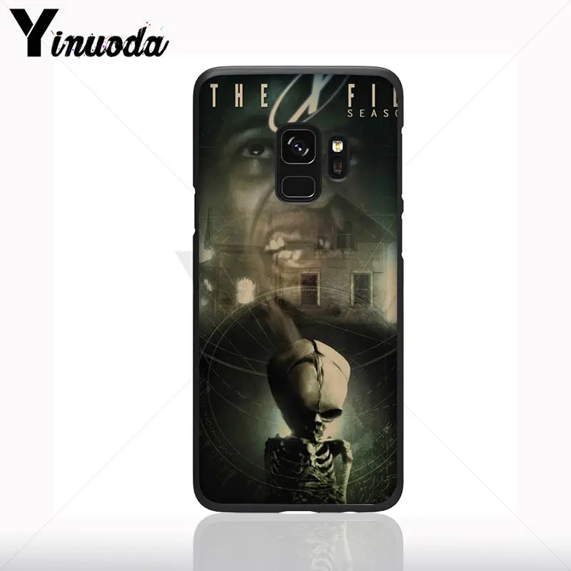 X-File Alien UFO Retro Poster Retro Kraft Lembut Ponsel Case untuk Samsung Galaxy S10plus S9 S8plus S10e A50 a70 A10 Ponsel