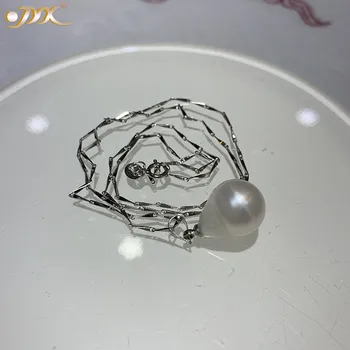 

JYX Elegant Big Waterdrop Pearl pendant natural freshwater pearls necklace 11.5*16mm with 925 silver chain 18"