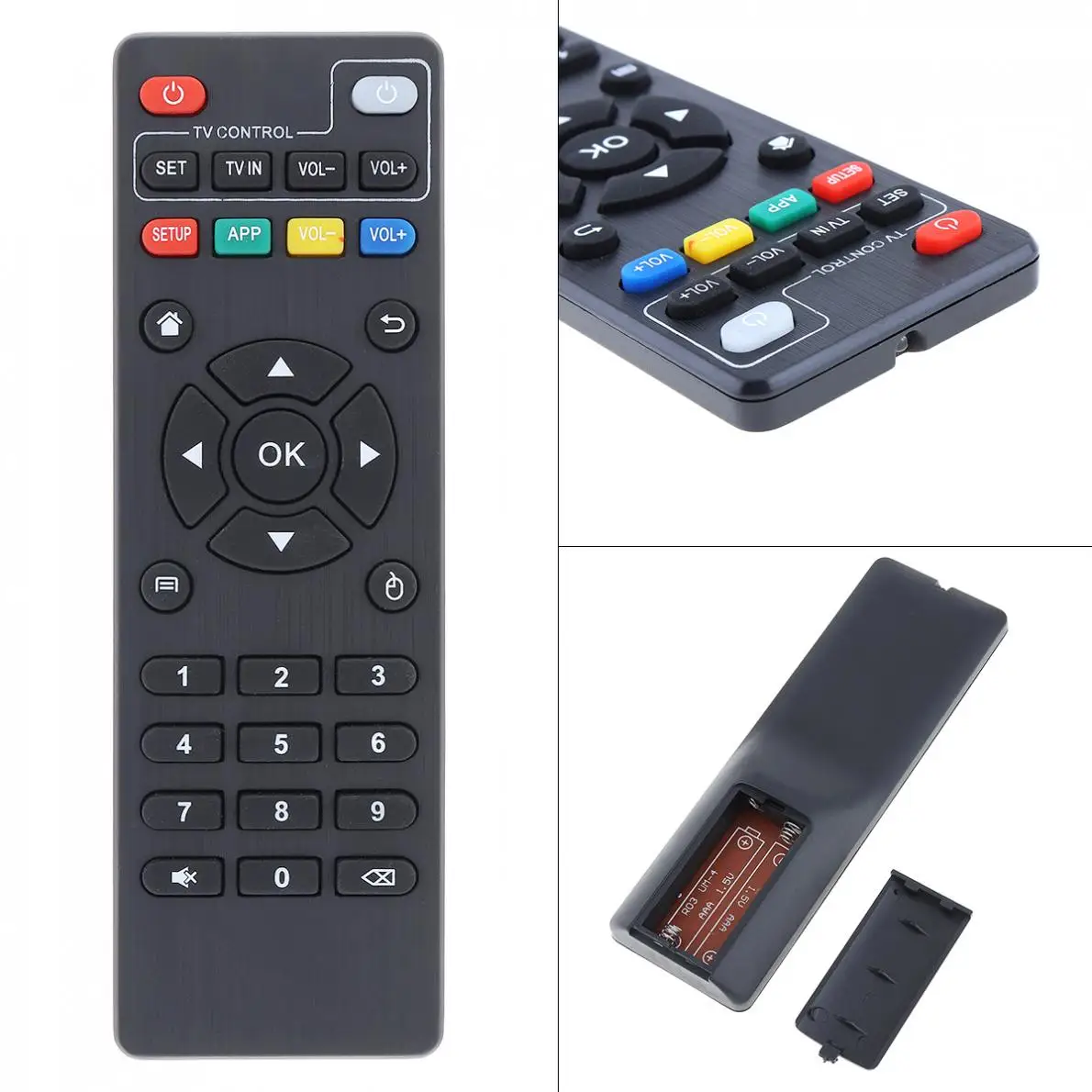 Universal TV Remote Control Replacement Remote Support 2 x AAA