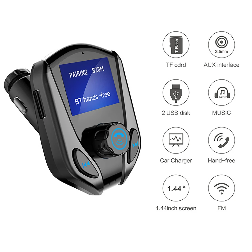 Автомобильный MP3-плеер, Автомобильная гарнитура, беспроводной Bluetooth комплект, fm-передатчик, lcd USB зарядное устройство, автомобильные аксессуары, fm-передатчик, mp3-плеер