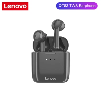 

Lenovo QT83 TWS Wireless Headset Waterproof Sport Earbud Noise Cancelling Dual Stereo HIFI BassTouch Control Earphone