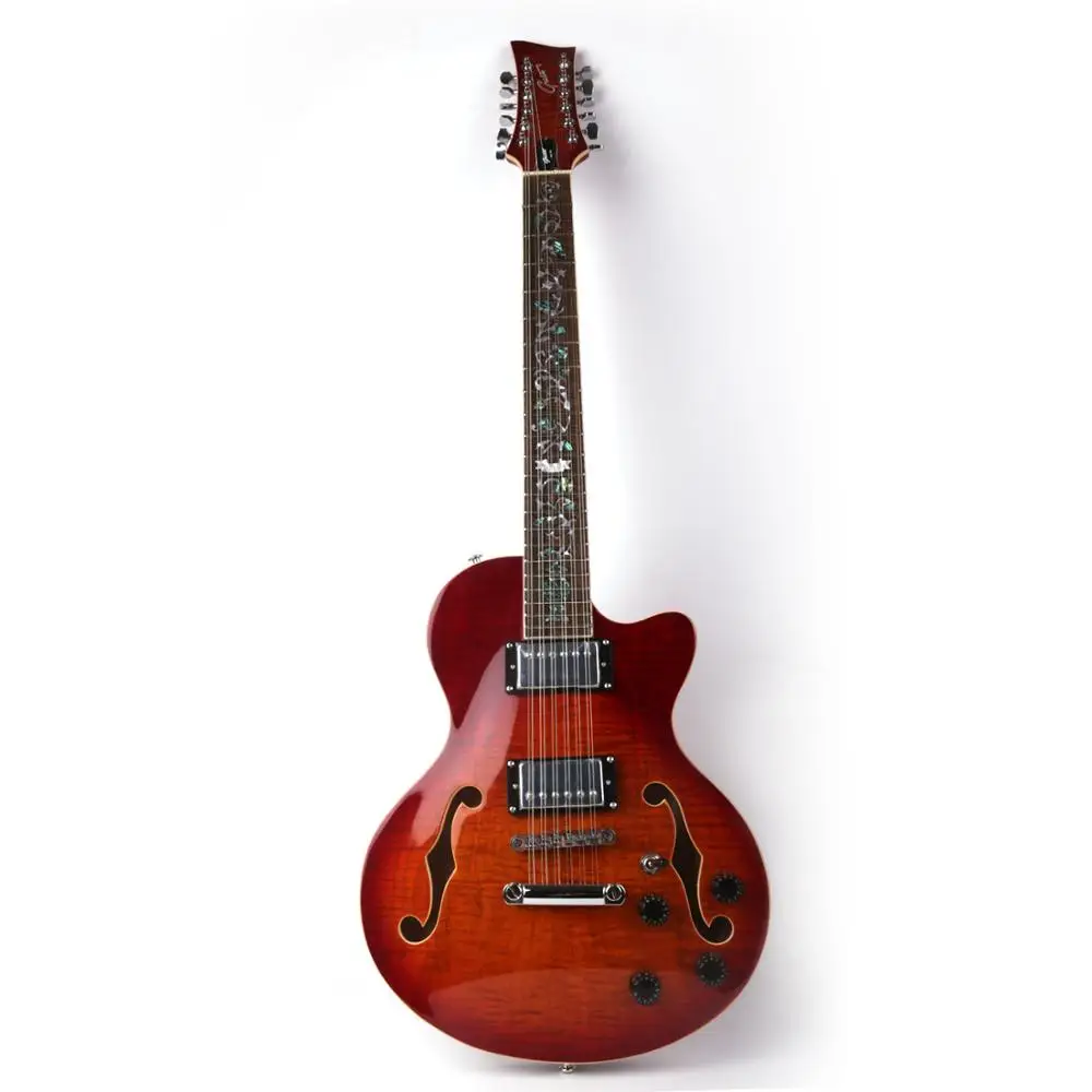 Good quality F hole 12 twelve string electric guitar free shipping | Спорт и развлечения