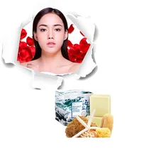 Уход за кожей, увлажняющее и очищающее мыло. Мыло для лица с морской солью. Лечение акне. Отбеливающий, увлажняющий и очищающий шампунь